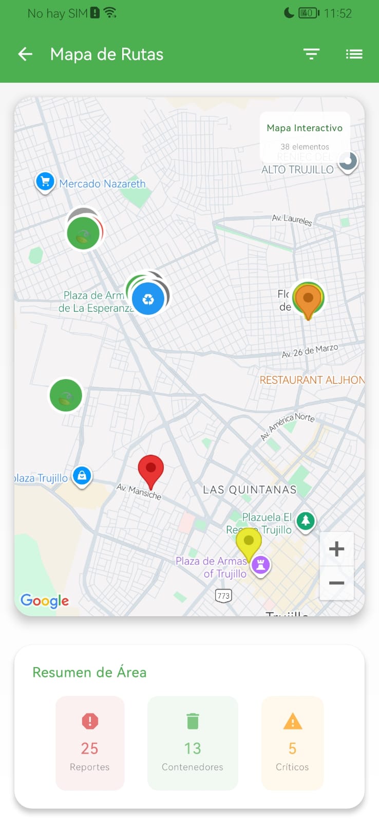 Recolector - Pantalla 2